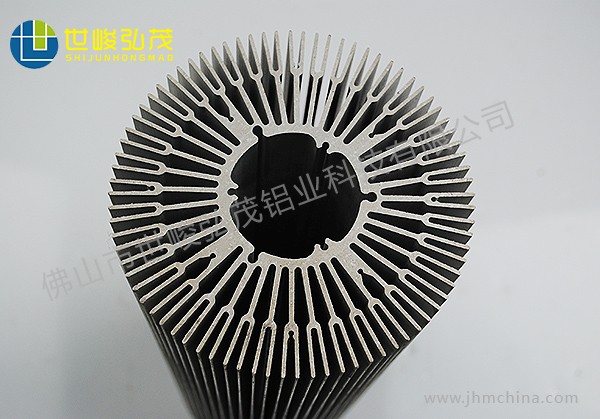 LED筒燈太陽花散熱器鋁型材-2