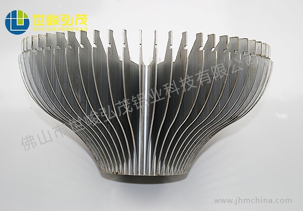 CNC數控車太陽花散熱器深加工鋁型材