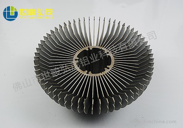 CNC數控車太陽花散熱器深加工鋁型材